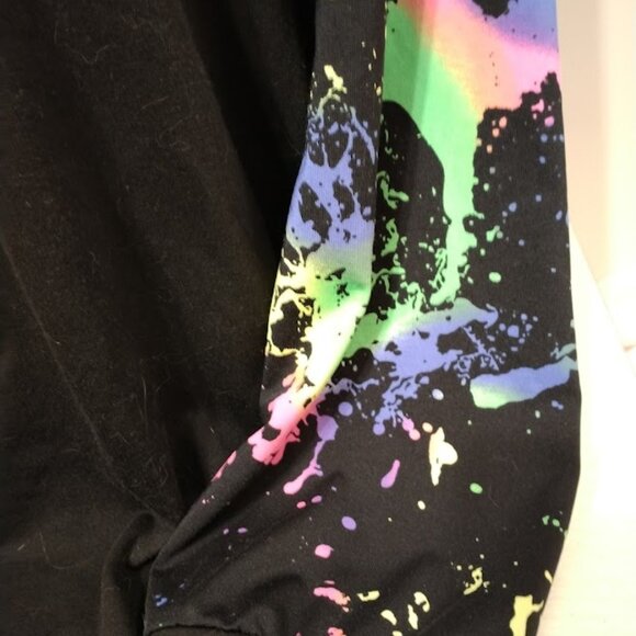 Colorful Splatter Sleeve Women's Top by Shein Curve - Size 2X - Picture 6 of 11